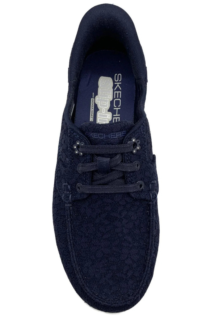 Skechers Slip-ins On-the-GO Flex Radiant Boat Shoes Leilani Navy - Medium - Picture 2 of 3